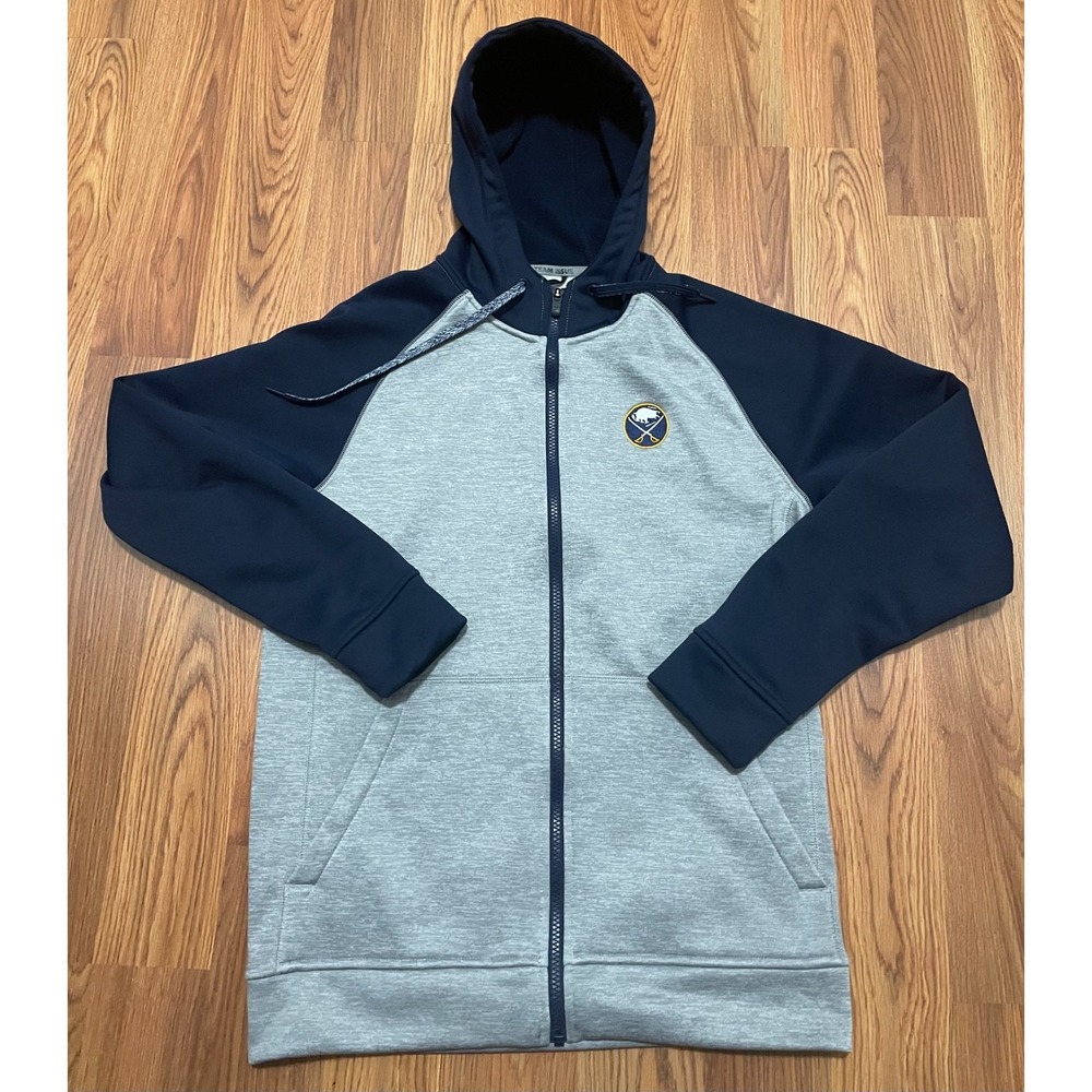 Adidas Buffalo Sabres Team Issue Hoodie Mens Small ClimaWarm NHL